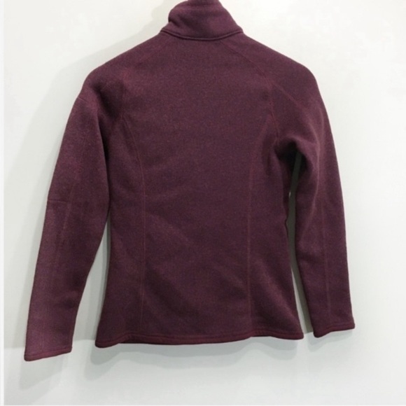 Patagonia Better Sweater Zip Up Size XS Maroon Burgundy Chicory Red - Picture 3 of 10